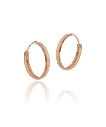 Rožinio aukso 21 mm lankeliai