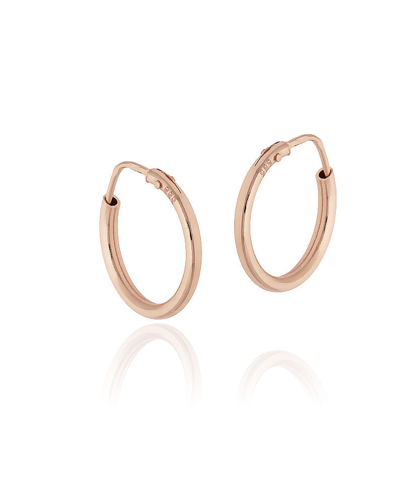 Rožinio aukso lankeliai 16 mm