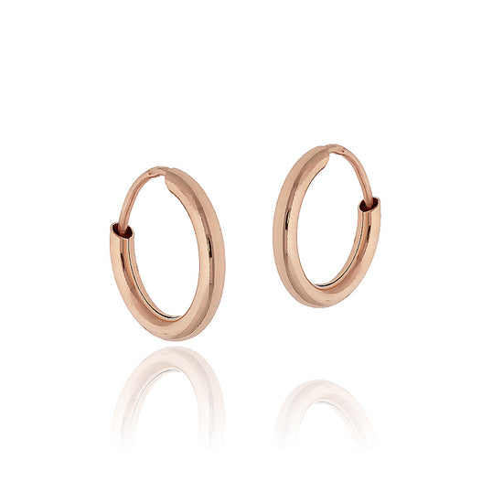 Rožinio aukso lankeliai 13 mm