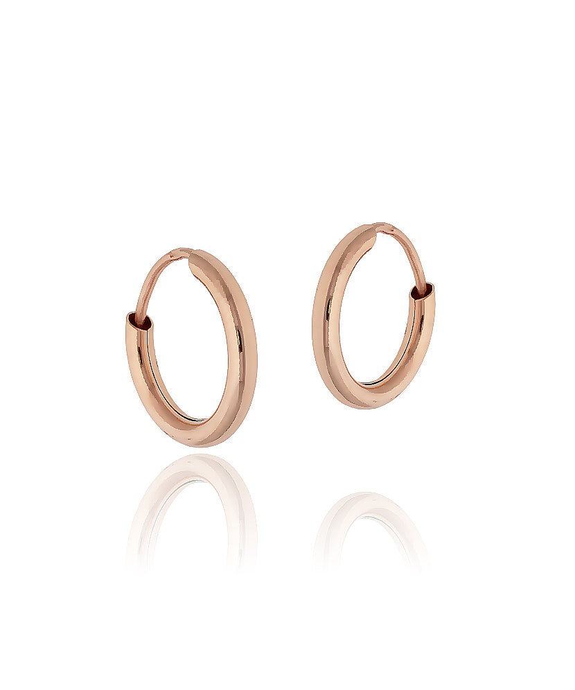 Rožinio aukso lankeliai 13 mm