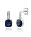 Earrings with diamonds