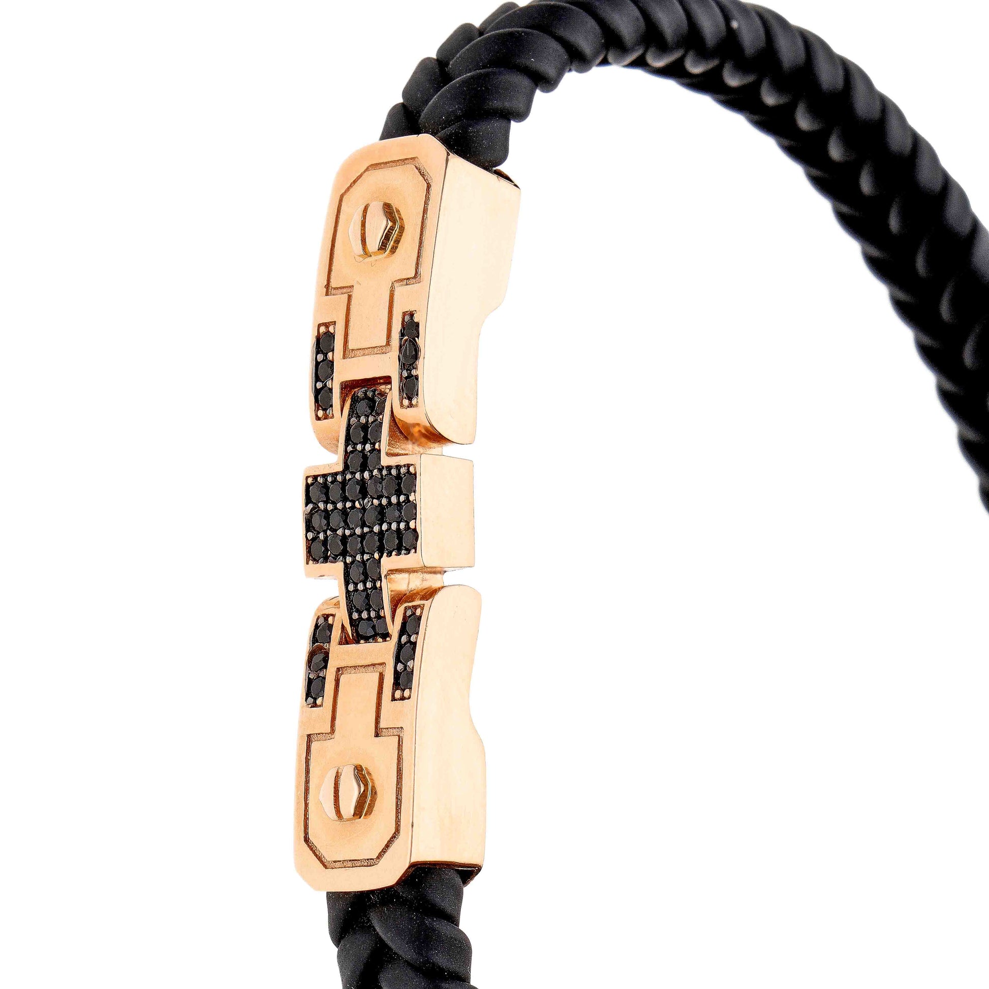 Juoda pintos odos apyrankė