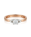 Gredzens ar briljantu 0.05ct.