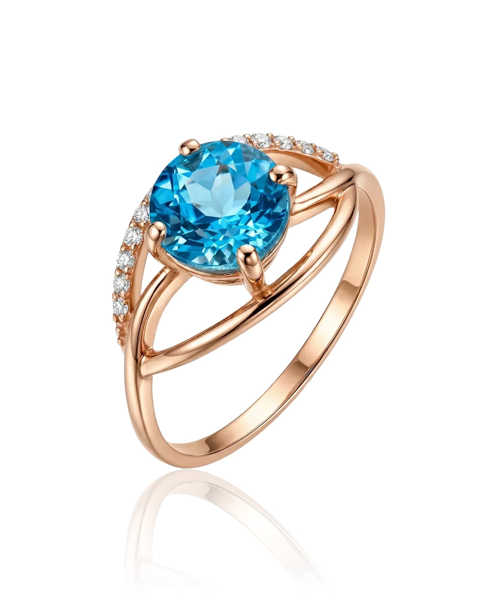 auksinis ziedas su topazu