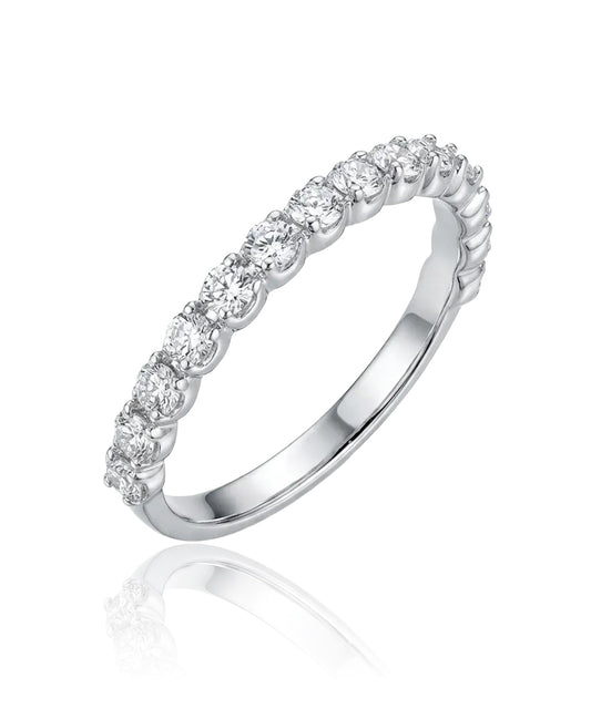 balto aukso ziedas su cirkoniais 16