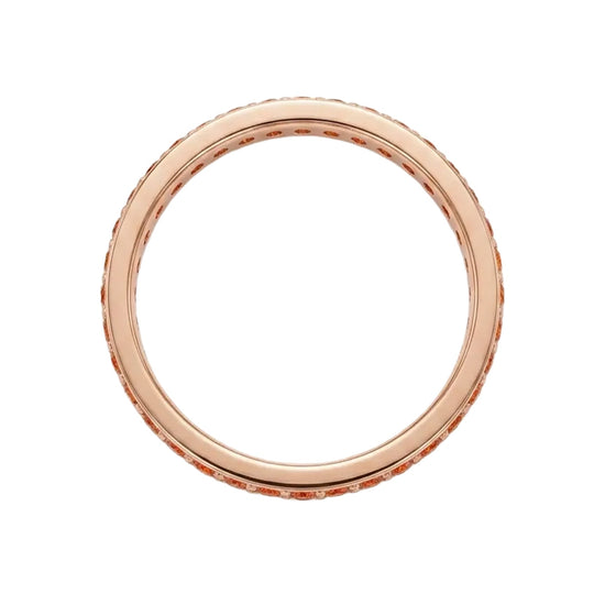 ziedas su oranziniais akmenimis