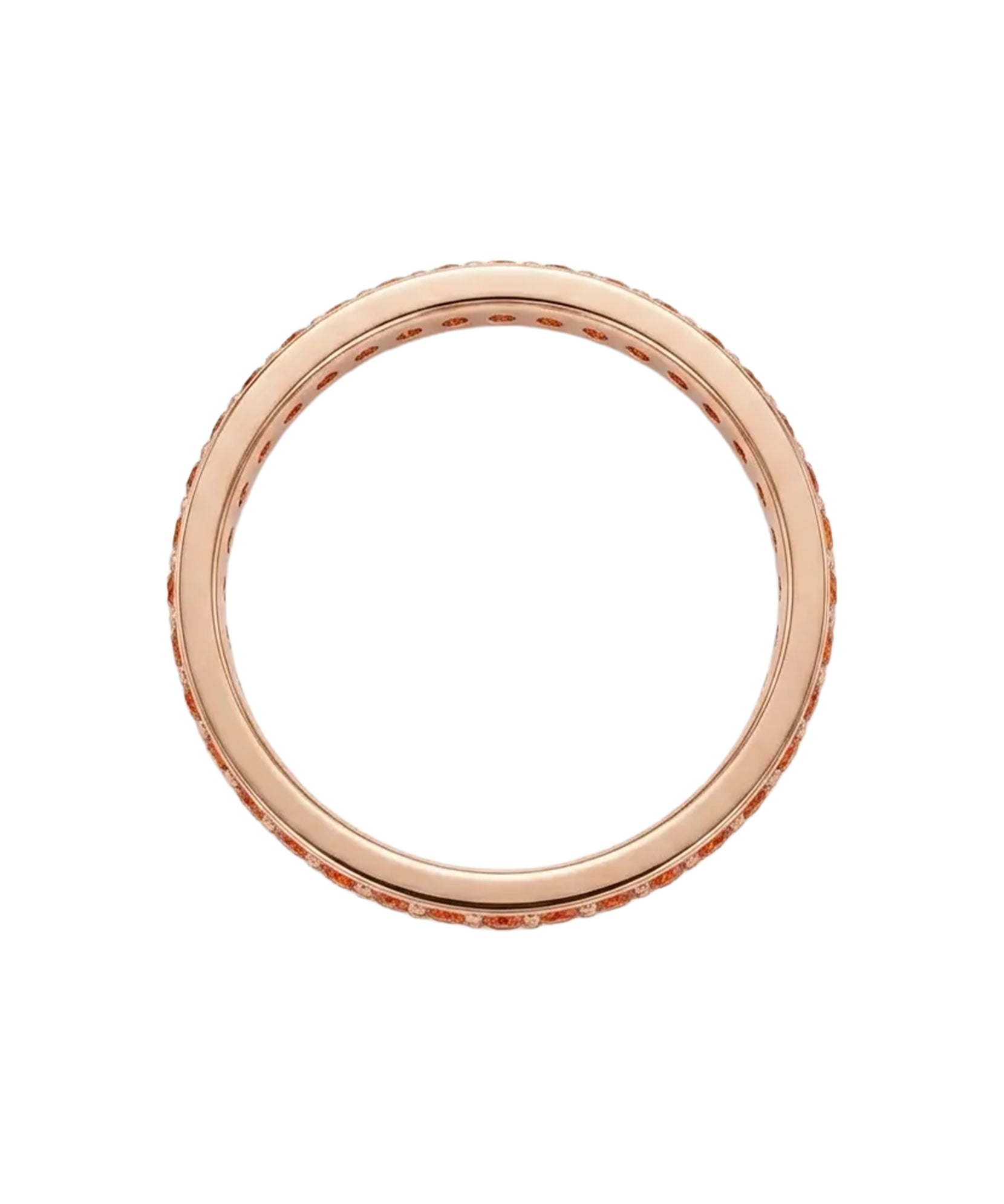 ziedas su oranziniais akmenimis