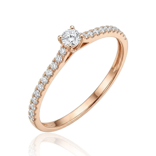 auksinis ziedas su cirkoniais