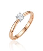 auksinis ziedas su cirkoniu