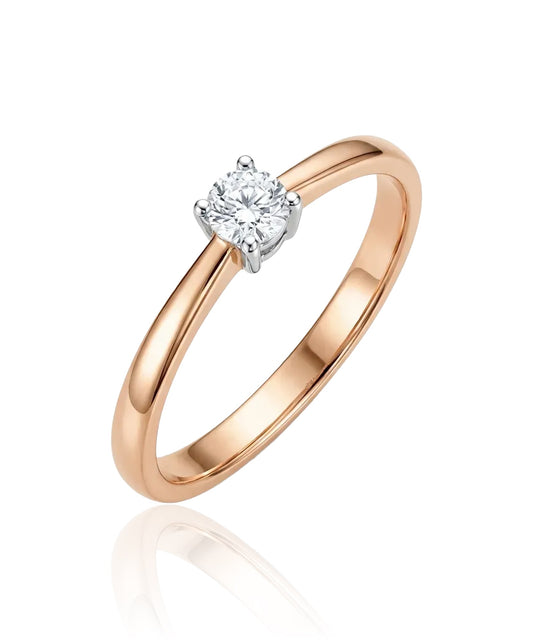 auksinis ziedas su cirkoniu