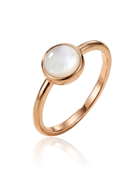 auksinis ziedas su perlamutru