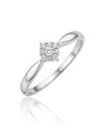 balto aukso ziedas su cirkoniais