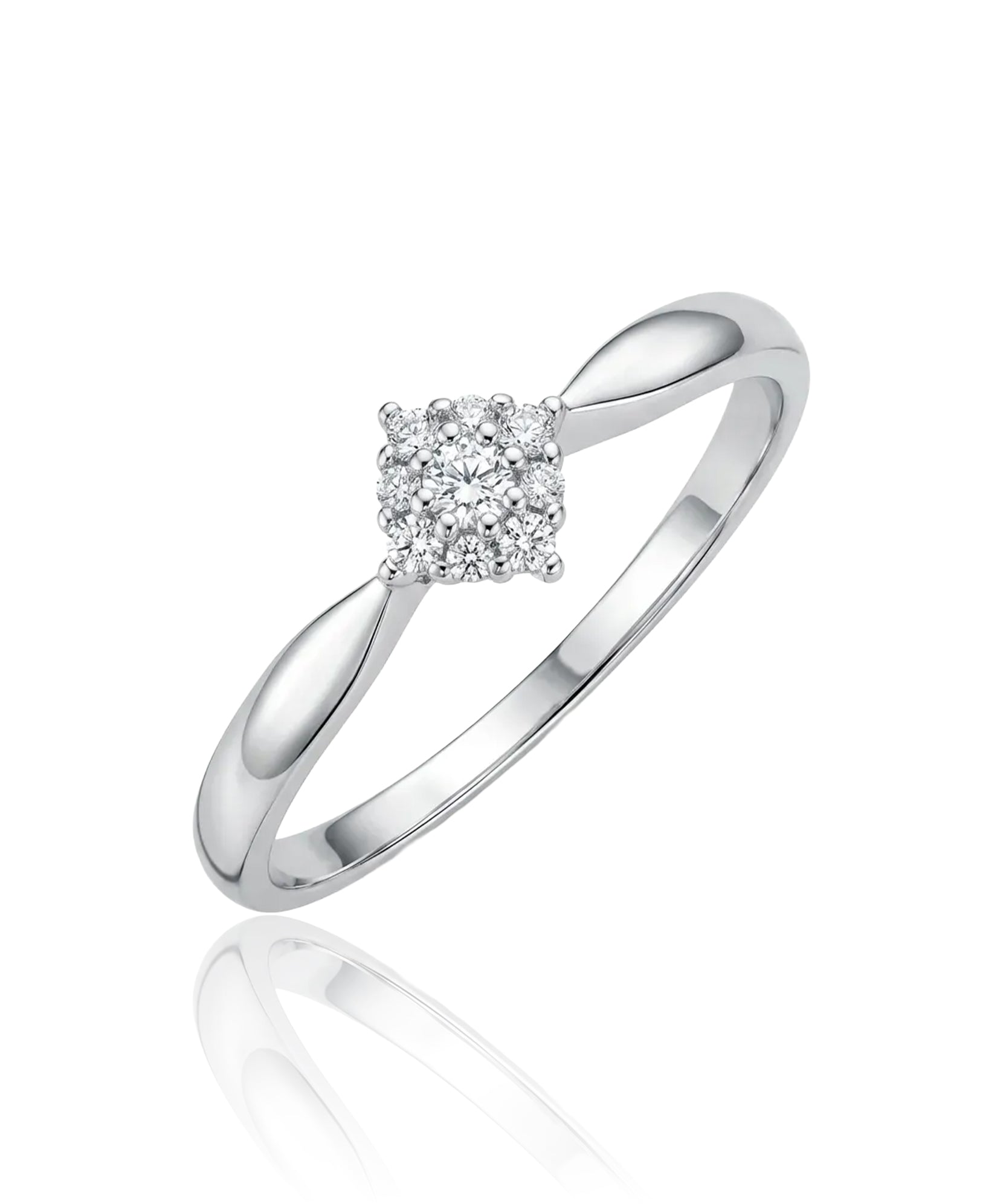 balto aukso ziedas su cirkoniais