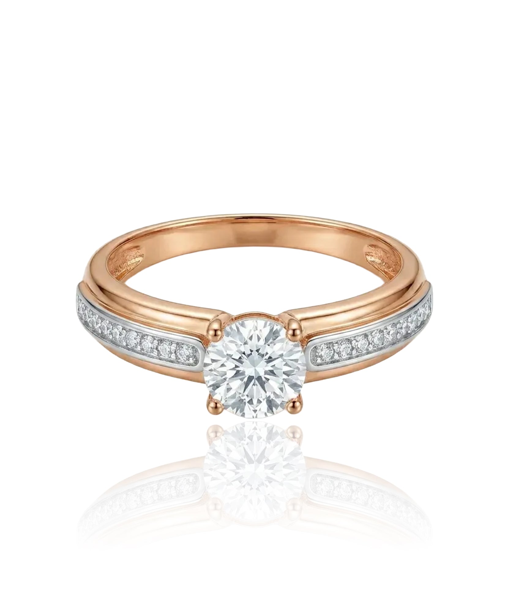 ziedas su cirkoniais 21 dydis