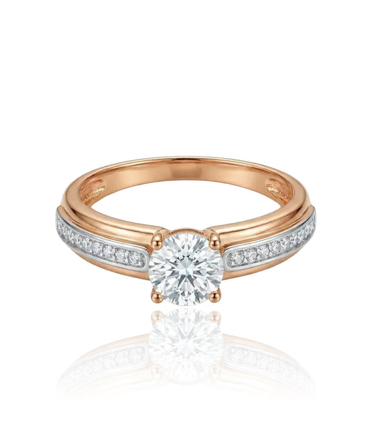 ziedas su cirkoniais 21 dydis