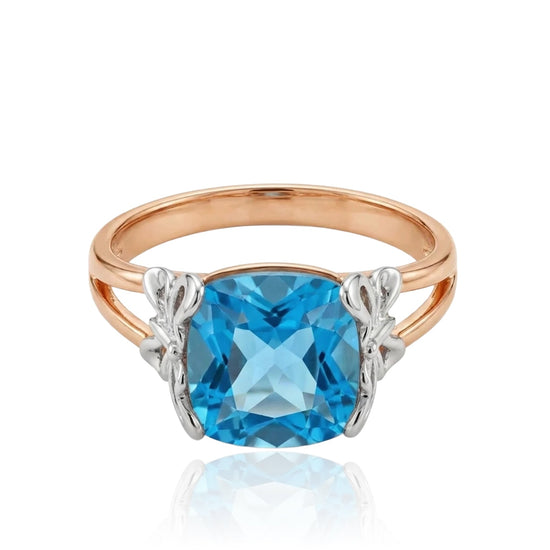 melynas topazas ziedas 18 dydis