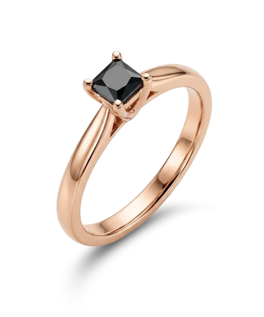 Žiedas su deimantu 0.48ct