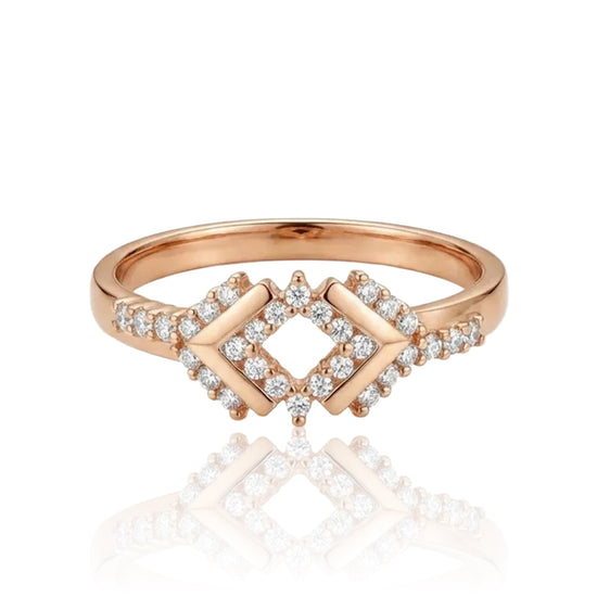 ziedas su briliantais 19 5 dydis