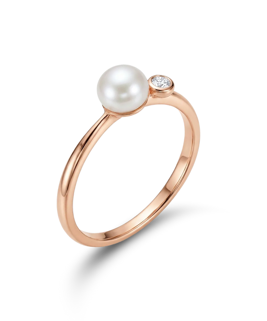 Žiedas su perlu