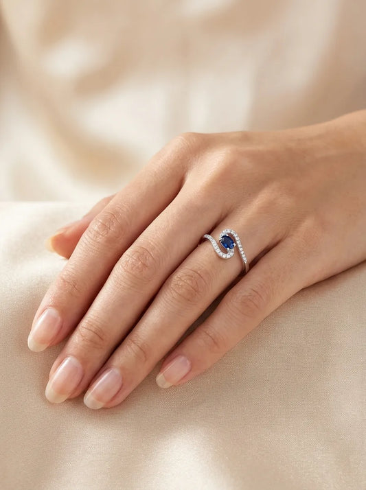 Gredzens ar briljantiem 0.13ct.