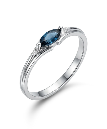 Gredzens ar briljantiem 0.03ct.