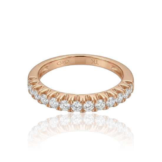 auksinis ziedas su cirkoniais 19 5 dydis