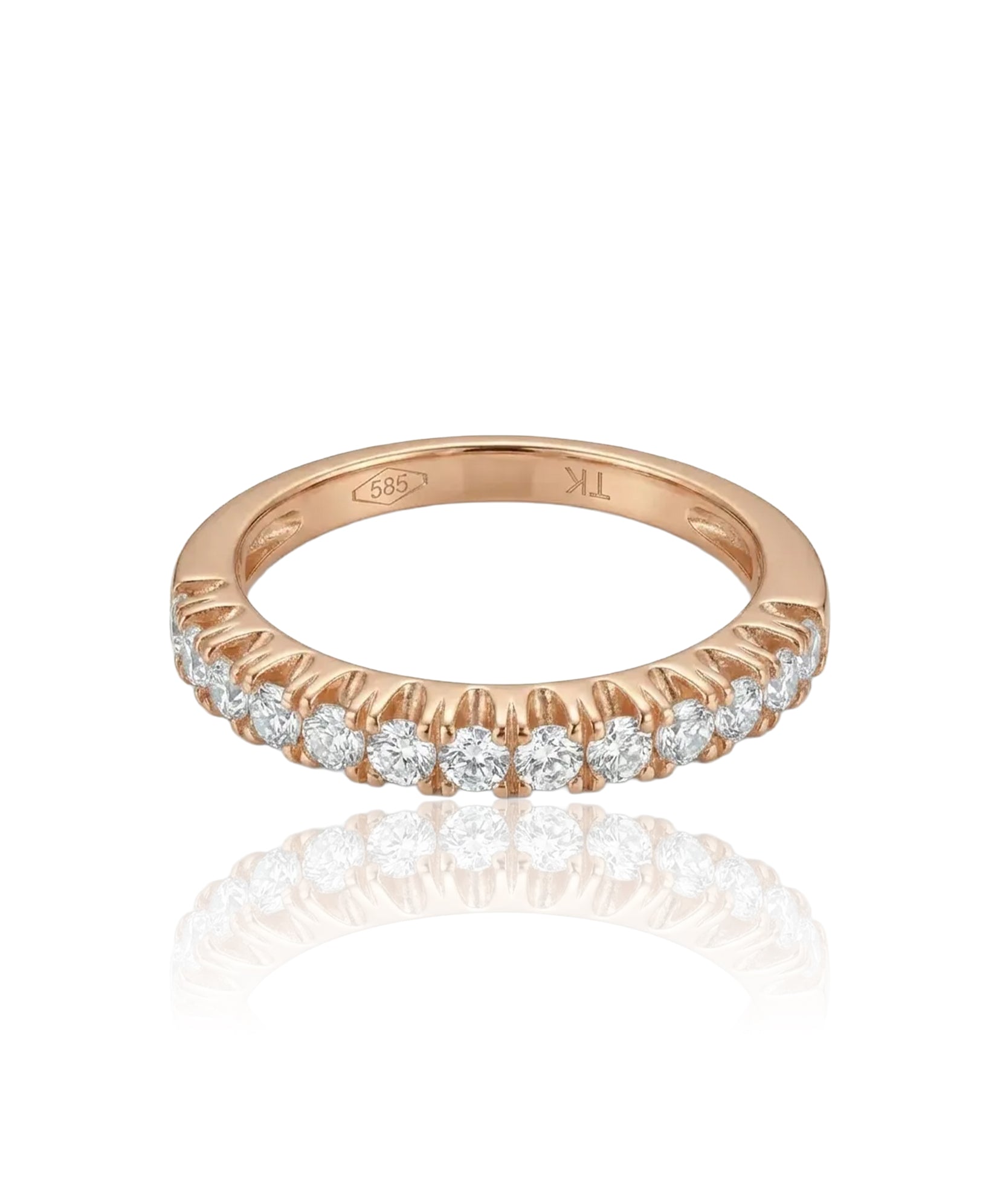 auksinis ziedas su cirkoniais 19 5 dydis