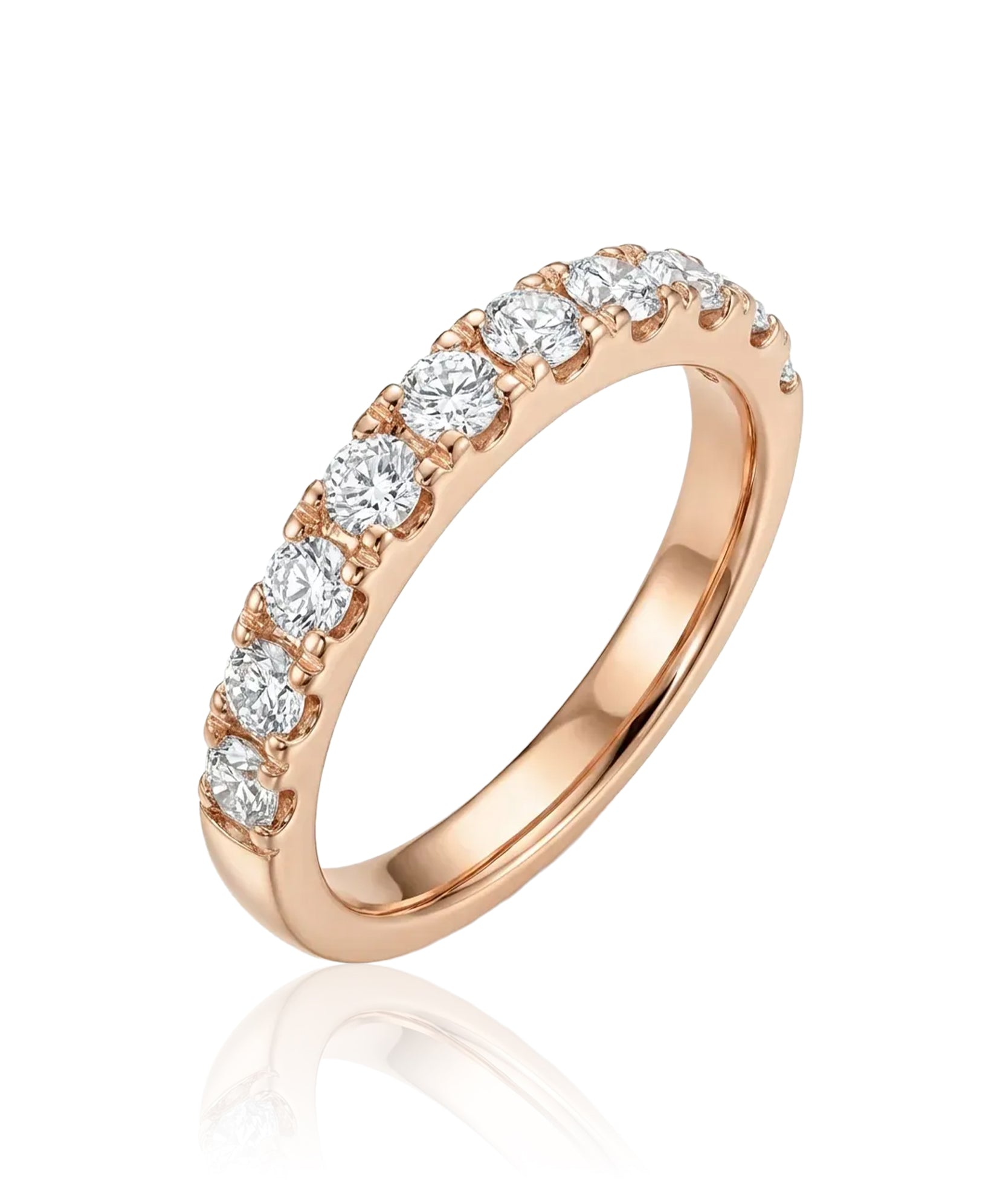 raudono aukso ziedas su cirkoniais