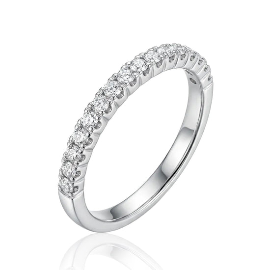 balto aukso ziedas su cirkoniais