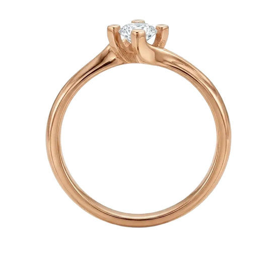 auksinis ziedas su cirkoniu 427 eur