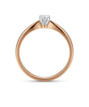 Gredzens ar briljantu 0,05 ct.