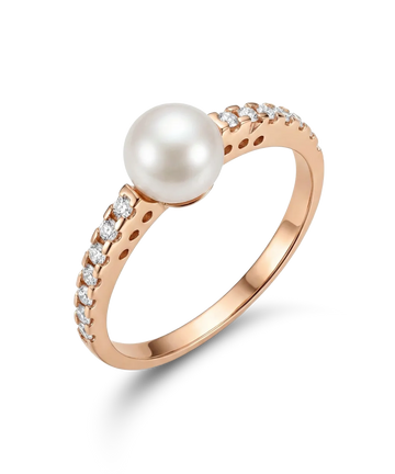 Zelta gredzens ar pērli