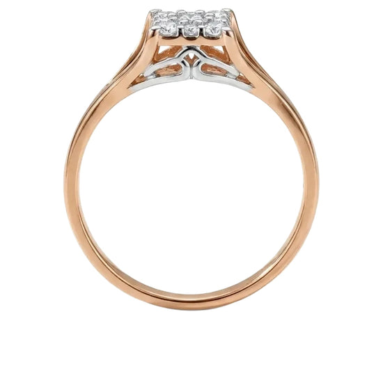 ziedas su kvadratine kompozicija