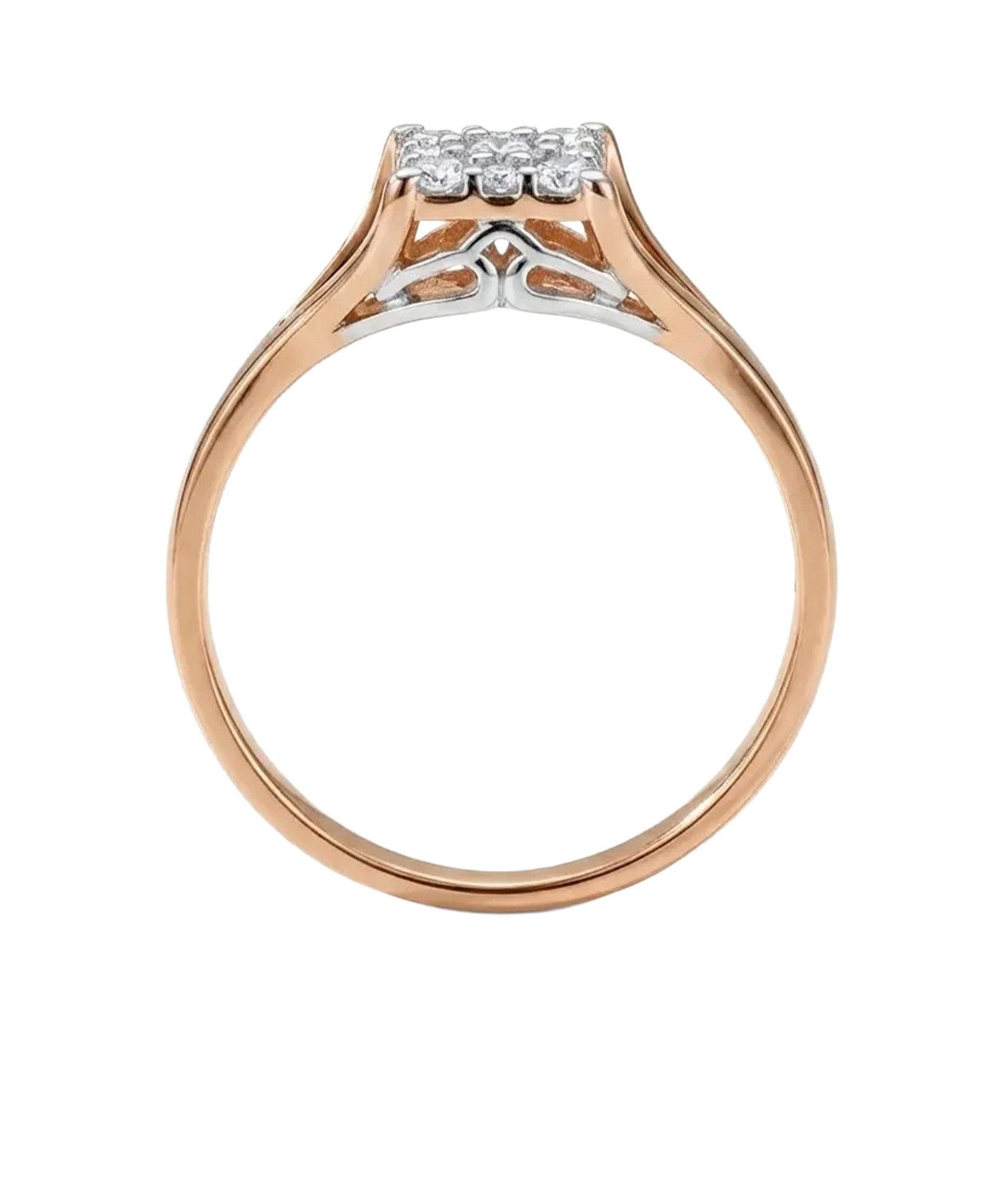 ziedas su kvadratine kompozicija