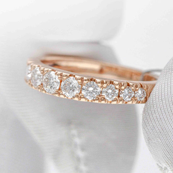 Laulību gredzens ar mirdzošiem 0,51 ct briljantiem