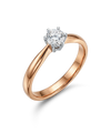 Gredzens ar briljantu 0,23 ct.