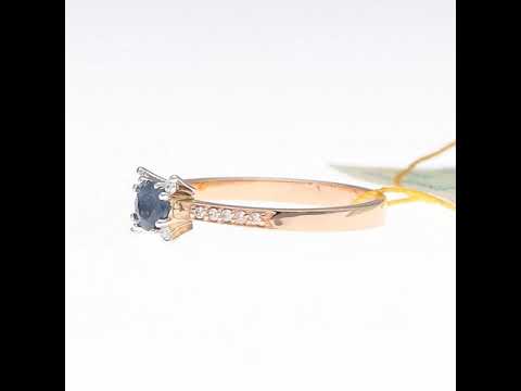 Žiedas su deimantais 0.07ct. Kolje