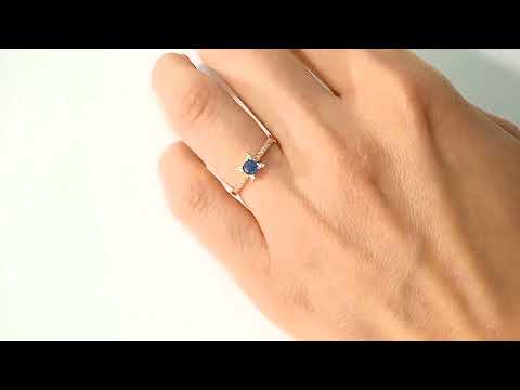 Žiedas su deimantais 0.07ct. Kolje