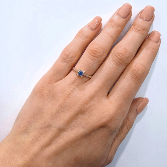 Žiedas su deimantais 0.07ct. Kolje